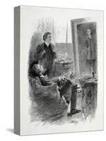 Illustration from The Picture of Dorian Gray by Oscar Wilde-Paul Thiriat-Stretched Canvas