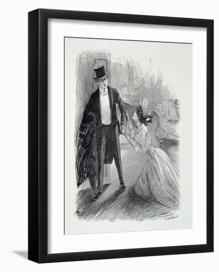 Illustration from The Picture of Dorian Gray by Oscar Wilde-Paul Thiriat-Framed Giclee Print