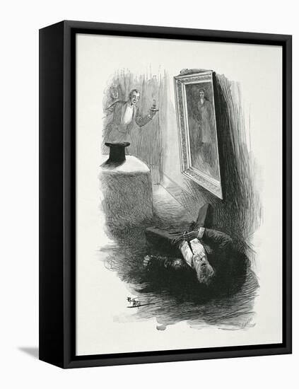 Illustration from The Picture of Dorian Gray by Oscar Wilde-Paul Thiriat-Framed Stretched Canvas