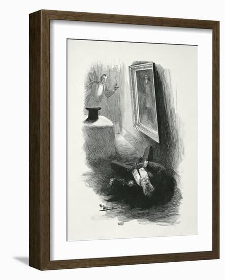 Illustration from The Picture of Dorian Gray by Oscar Wilde-Paul Thiriat-Framed Giclee Print