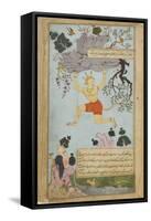 Illustration from the Ramayana by Valmiki, Second Half of The16th C-Mir Zayn al-Abidin-Framed Stretched Canvas