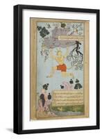 Illustration from the Ramayana by Valmiki, Second Half of The16th C-Mir Zayn al-Abidin-Framed Premium Giclee Print