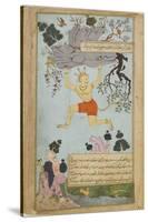 Illustration from the Ramayana by Valmiki, Second Half of The16th C-Mir Zayn al-Abidin-Stretched Canvas