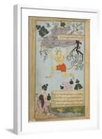 Illustration from the Ramayana by Valmiki, Second Half of The16th C-Mir Zayn al-Abidin-Framed Giclee Print