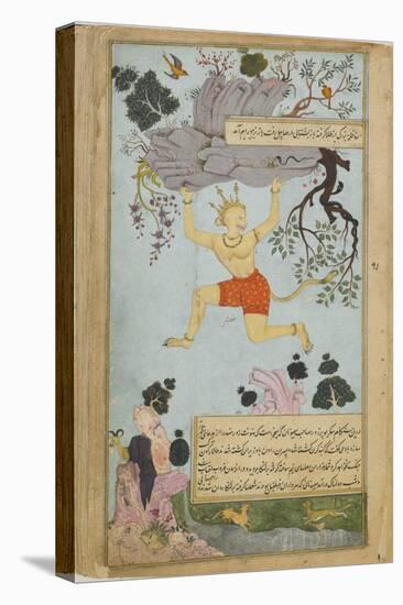 Illustration from the Ramayana by Valmiki, Second Half of The16th C-Mir Zayn al-Abidin-Stretched Canvas