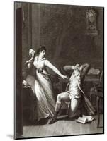 Illustration from The Sorrows of Werther by Johann Wolfgang Goethe-Jean-Michel Moreau the Younger-Mounted Giclee Print