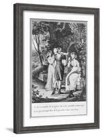 Illustration from The Sorrows of Werther by Johann Wolfgang Goethe-Jean-Michel Moreau the Younger-Framed Giclee Print