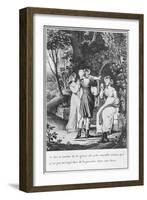 Illustration from The Sorrows of Werther by Johann Wolfgang Goethe-Jean-Michel Moreau the Younger-Framed Giclee Print