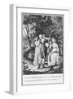 Illustration from The Sorrows of Werther by Johann Wolfgang Goethe-Jean-Michel Moreau the Younger-Framed Giclee Print