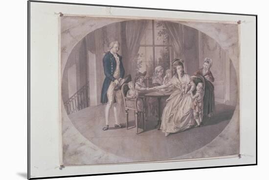 Illustration from 'The Sorrows of Young Werther'-Johann Heinrich Ramberg-Mounted Giclee Print