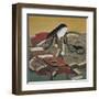 Illustration from 'The Tale of Genji' of Japanese Court Lady of the Heian Period-Tosa Mitsouki-Framed Art Print