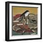 Illustration from 'The Tale of Genji' of Japanese Court Lady of the Heian Period-Tosa Mitsouki-Framed Art Print