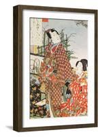 Illustration from 'The Tale of Genji'-Utagawa Kunisada-Framed Giclee Print