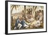 Illustration from 'The Voyages of Captain Cook'-Isaac Robert Cruikshank-Framed Giclee Print