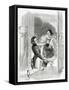 Illustration from Toute La Lyre, 19th Century-Adolphe Leon Willette-Framed Stretched Canvas