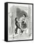 Illustration from Toute La Lyre, 19th Century-Adolphe Leon Willette-Framed Stretched Canvas