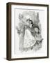 Illustration from Toute La Lyre,19th Century-Adolphe Leon Willette-Framed Giclee Print