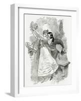 Illustration from Toute La Lyre,19th Century-Adolphe Leon Willette-Framed Giclee Print