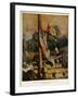 Illustration from 'Treasure Island' by Robert Louis Stevenson, 1911-Newell Convers Wyeth-Framed Giclee Print