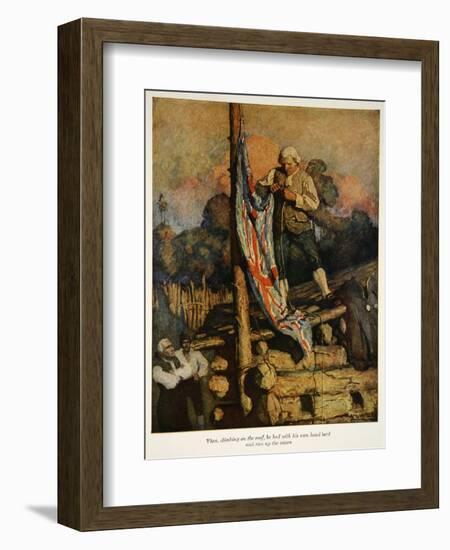 Illustration from 'Treasure Island' by Robert Louis Stevenson, 1911-Newell Convers Wyeth-Framed Giclee Print