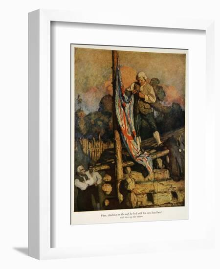 Illustration from 'Treasure Island' by Robert Louis Stevenson, 1911-Newell Convers Wyeth-Framed Giclee Print