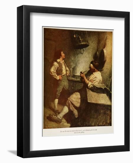 Illustration from 'Treasure Island' by Robert Louis Stevenson, 1911-Newell Convers Wyeth-Framed Giclee Print