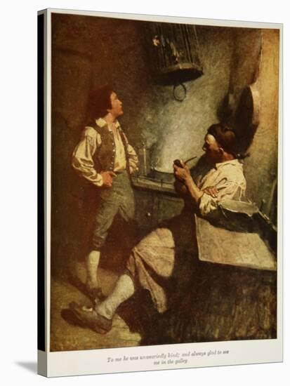 Illustration from 'Treasure Island' by Robert Louis Stevenson, 1911-Newell Convers Wyeth-Stretched Canvas