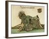 Illustration from Turnier Buch Depicting Jorg Von Trugals' Fall in Tournament, 16th Century-null-Framed Giclee Print