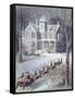 Illustration from 'twas the Night before Christmas' Written by Professor Clement Clarke Moore…-null-Framed Stretched Canvas