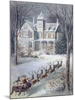 Illustration from 'twas the Night before Christmas' Written by Professor Clement Clarke Moore…-null-Mounted Giclee Print