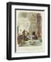 Illustration from 'Visitation of a London Exquisite to His Maiden Aunts in the Country'-Theo-Framed Giclee Print