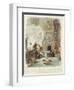 Illustration from 'Visitation of a London Exquisite to His Maiden Aunts in the Country'-Theo-Framed Giclee Print