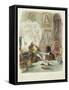 Illustration from 'Visitation of a London Exquisite to His Maiden Aunts in the Country'-Theo-Framed Stretched Canvas
