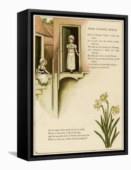 Illustration, from Wonder World-Kate Greenaway-Framed Stretched Canvas