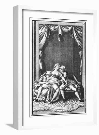 Illustration from Works by the Marquis De Sade-null-Framed Giclee Print