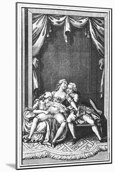 Illustration from Works by the Marquis De Sade-null-Mounted Giclee Print