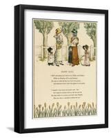 Illustration, Happy Days-Kate Greenaway-Framed Art Print