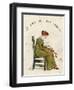 Illustration in 'The Language of Flowers'-Kate Greenaway-Framed Art Print