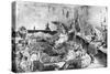 Illustration of 19Th Century Lodging in the Bowery-null-Stretched Canvas