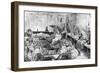 Illustration of 19Th Century Lodging in the Bowery-null-Framed Giclee Print