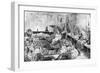 Illustration of 19Th Century Lodging in the Bowery-null-Framed Giclee Print