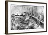 Illustration of 19Th Century Lodging in the Bowery-null-Framed Giclee Print