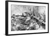 Illustration of 19Th Century Lodging in the Bowery-null-Framed Giclee Print