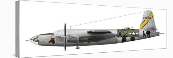 Illustration of A-B-26 Marauder-Stocktrek Images-Stretched Canvas