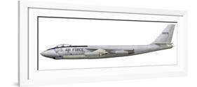 Illustration of a Boeing B-47E Stratojet-Stocktrek Images-Framed Premium Giclee Print