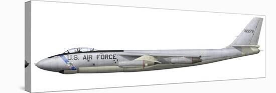 Illustration of a Boeing B-47E Stratojet-Stocktrek Images-Stretched Canvas