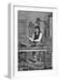 Illustration of a Cabinetmaker from Edward Hazen's Book of Trades-null-Framed Giclee Print