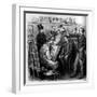 Illustration of a Demonstration of Phrenology-Stefano Bianchetti-Framed Giclee Print