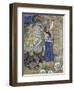 Illustration of a Fairy Tale: a Dragon and a Girl, 1898-Elena Dmitriewna Polenova-Framed Giclee Print