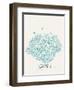 Illustration of a Fan Coral-Milovelen-Framed Art Print